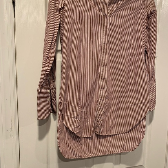 J. Crew Factory Striped Button Down Infinity Shirt - Picture 4 of 5